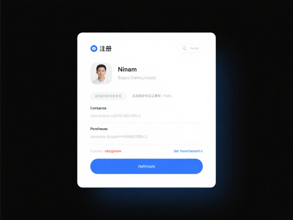 在注册页面，你需要提供一些基本信息，包括姓名、出生